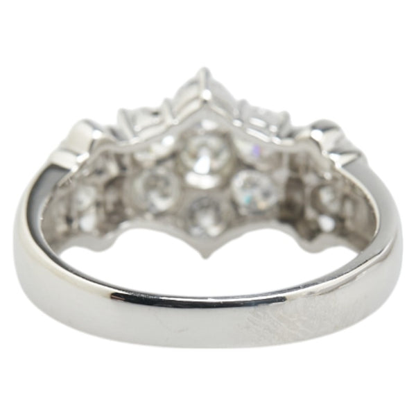 Pt900 プラチナ ダイヤ1.00ct リング 指輪 レディース 14.5号 【中古】