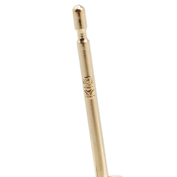 K18YG イエローゴールド アコヤパール6～6.5mm スイング ピアス レディース 【中古】
