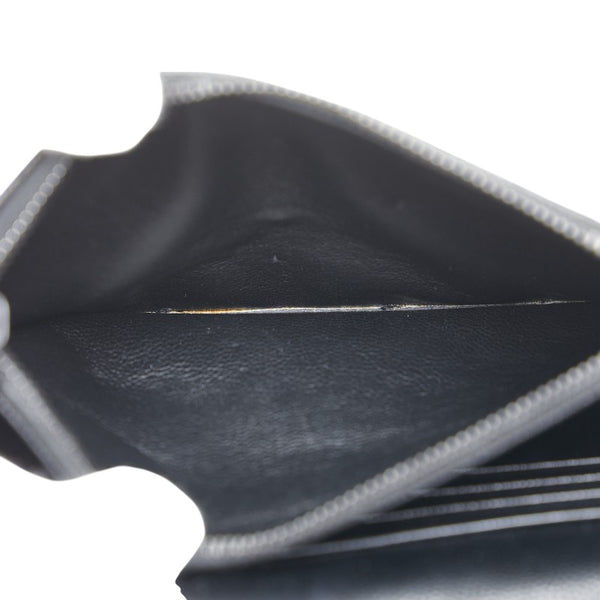 サンローラン YSLロゴ エンベローブ チェーンウォレット ショルダーバッグ ブラック レザー レディース SAINT LAURENT 【中古】