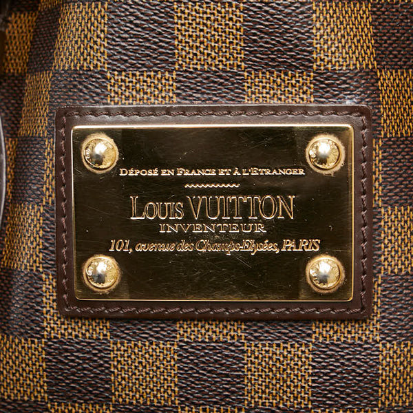 ルイ ヴィトン ダミエ ハムステッドMM ハンドバッグ N51204 ブラウン PVC レディース LOUIS VUITTON 【中古】