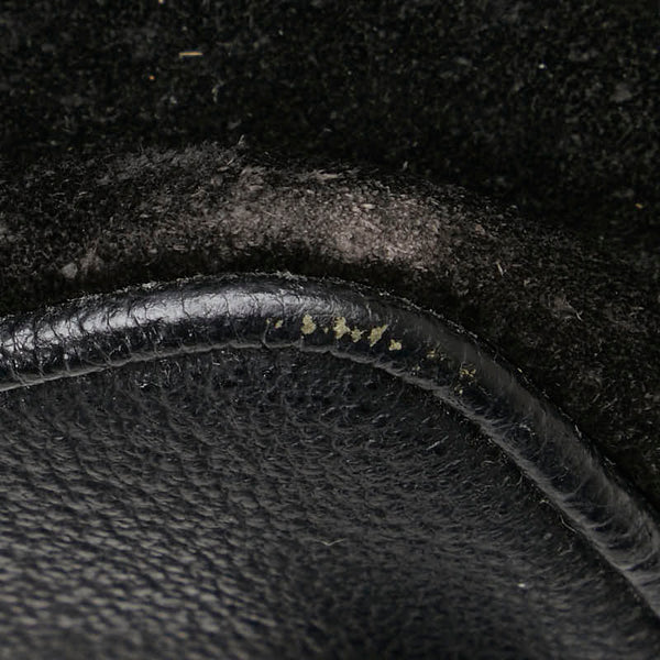 グッチ バンブー リュック バックパック 003 2058 0030 ブラック レザー スエード レディース GUCCI 【中古】