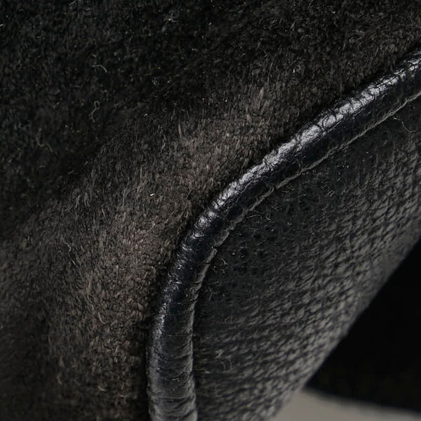 グッチ バンブー リュック バックパック 003 2058 0030 ブラック レザー スエード レディース GUCCI 【中古】