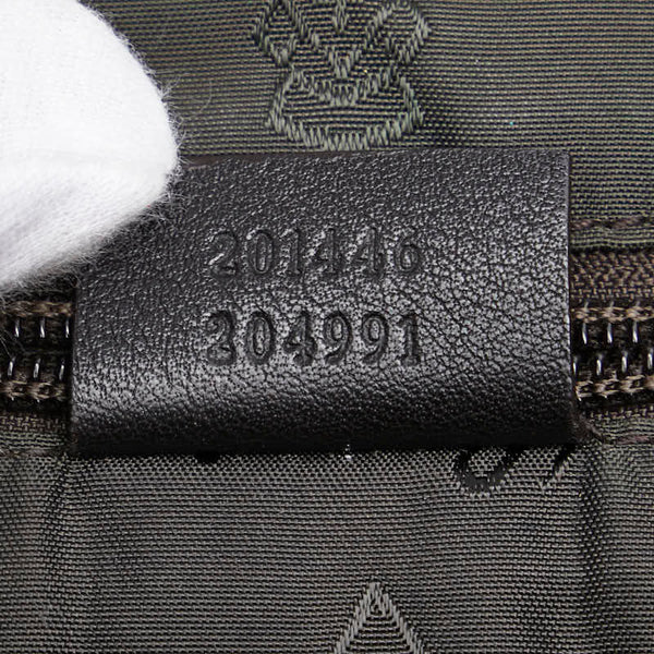 グッチ グッチシマ 斜め掛け ショルダーバッグ 201446 ブラック PVC レザー メンズ GUCCI 【中古】