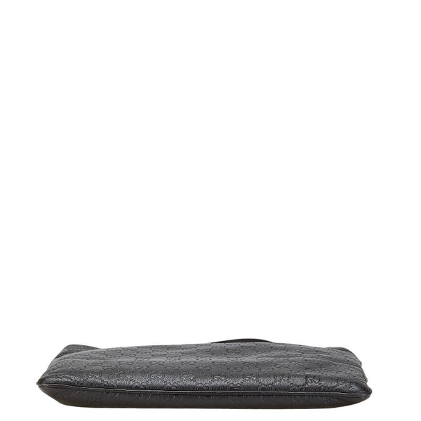 グッチ グッチシマ 斜め掛け ショルダーバッグ 201446 ブラック PVC レザー メンズ GUCCI 【中古】