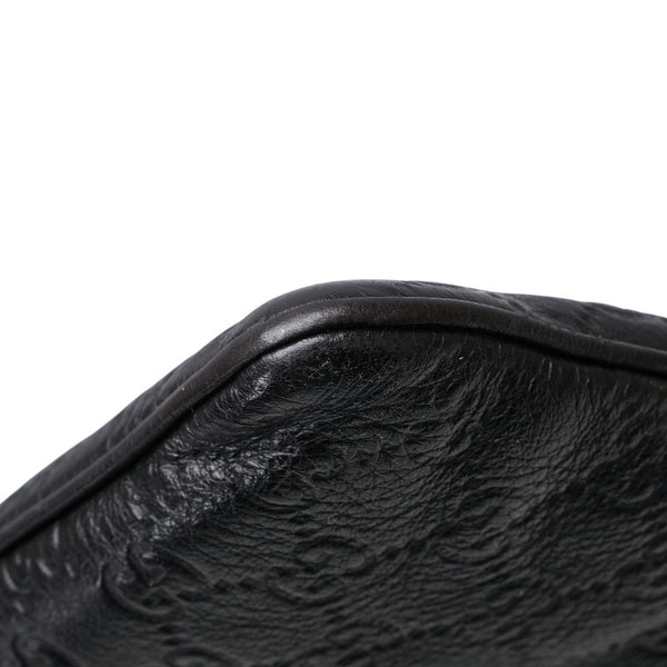 グッチ グッチシマ 斜め掛け ショルダーバッグ 201446 ブラック PVC レザー メンズ GUCCI 【中古】