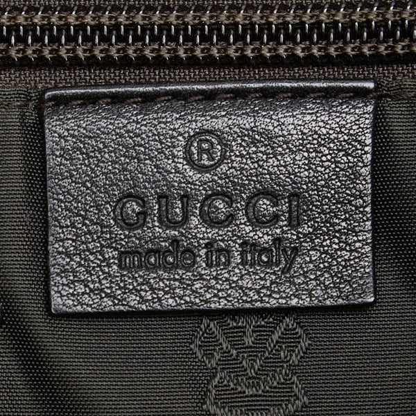 グッチ グッチシマ 斜め掛け ショルダーバッグ 201446 ブラック PVC レザー メンズ GUCCI 【中古】