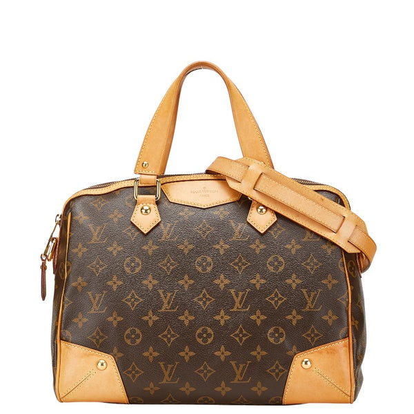 ルイ ヴィトン モノグラム レティーロPM ハンドバック ショルダバッグ 2WAY M40325 ブラウン PVC レザー レディース LOUIS VUITTON 【中古】
