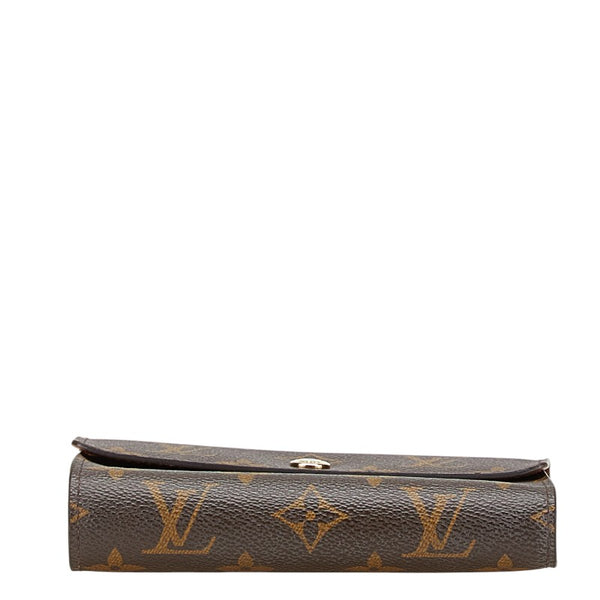 ルイ ヴィトン モノグラム ポルトフォイユアレクサンドラ  二つ折り財布 M60047 ブラウン PVC レディース LOUIS VUITTON 【中古】