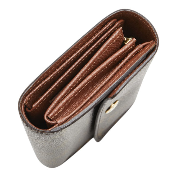 ルイ ヴィトン モノグラム ポルトフォイユアレクサンドラ  二つ折り財布 M60047 ブラウン PVC レディース LOUIS VUITTON 【中古】