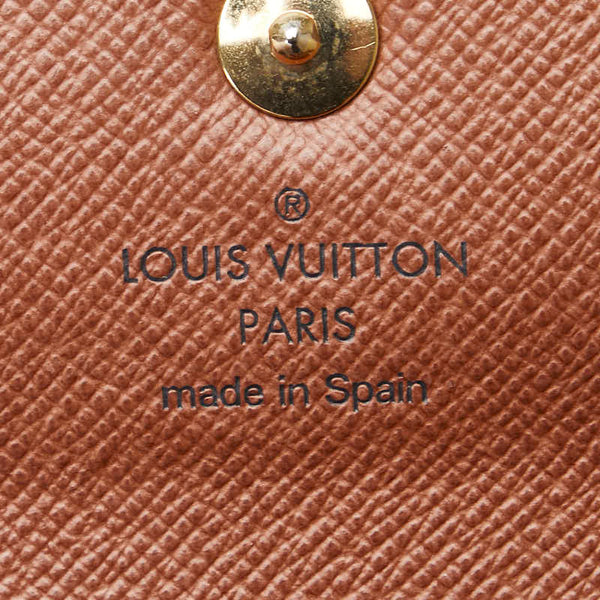ルイ ヴィトン モノグラム ポルトフォイユアレクサンドラ  二つ折り財布 M60047 ブラウン PVC レディース LOUIS VUITTON 【中古】