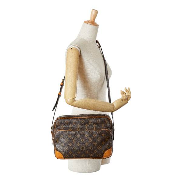 ルイ ヴィトン モノグラム ナイル ショルダーバッグ M45244 ブラウン PVC レザー レディース LOUIS VUITTON 【中古】