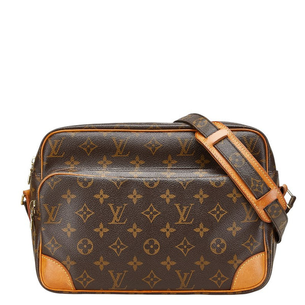 ルイ ヴィトン モノグラム ナイル ショルダーバッグ M45244 ブラウン PVC レザー レディース LOUIS VUITTON 【中古】