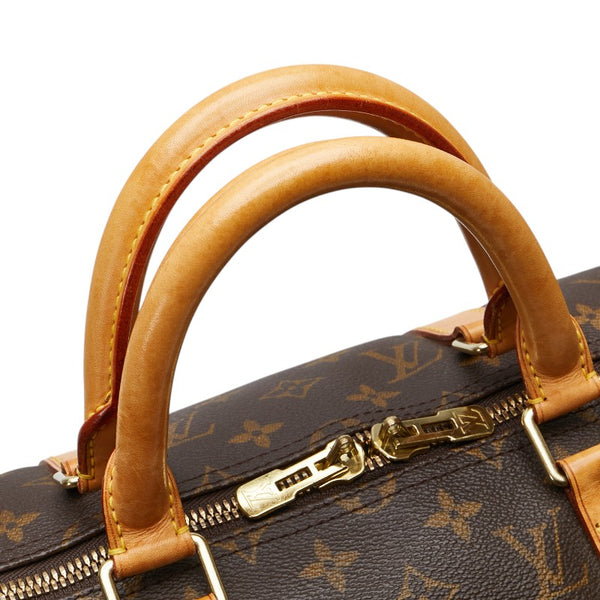 ルイ ヴィトン モノグラム キーポル50 ボストンバッグ M41426 ブラウン PVC レザー レディース LOUIS VUITTON 【中古】