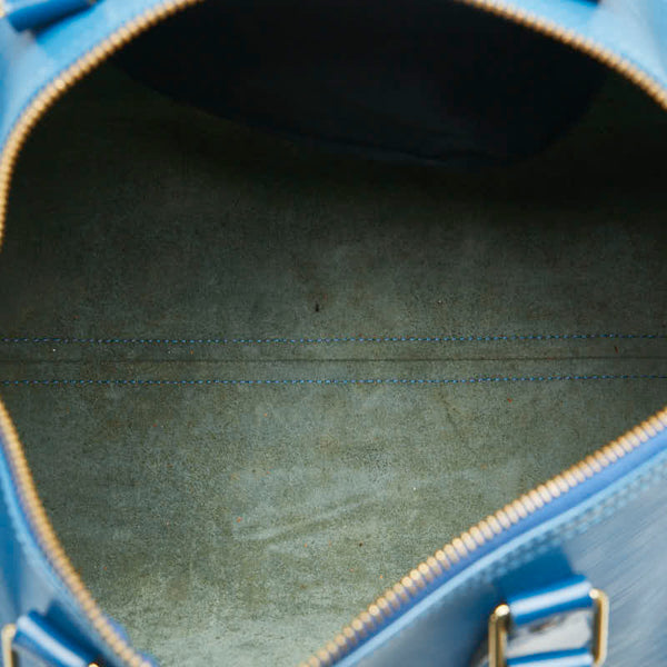 ルイ ヴィトン エピ スピーディ30 ハンドバッグ ミニボストンバッグ M43005 トレドブルー レザー レディース LOUIS VUITTON 【中古】