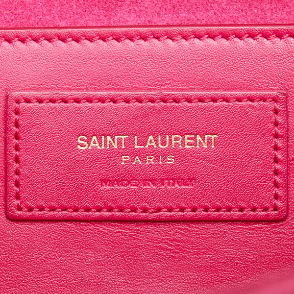 サンローラン ケイト ミディアム YSL タッセル 斜め掛け チェーン ショルダーバッグ 354119 ピンク レザー レディース SAINT LAURENT 【中古】