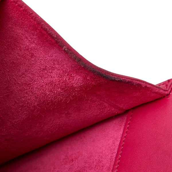 サンローラン ケイト ミディアム YSL タッセル 斜め掛け チェーン ショルダーバッグ 354119 ピンク レザー レディース SAINT LAURENT 【中古】