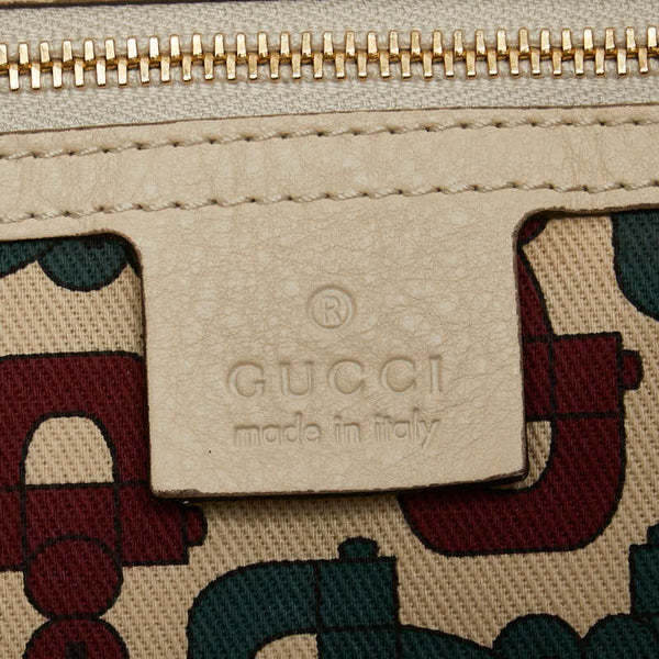 グッチ グッチシマ ワンショルダーバッグ 181514 アイボリー レザー レディース GUCCI 【中古】