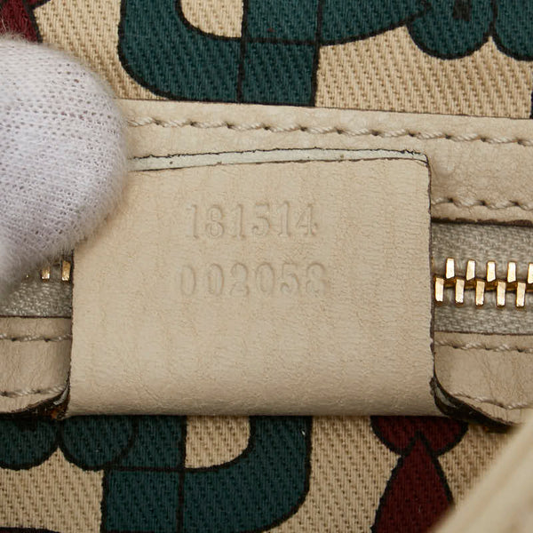 グッチ グッチシマ ワンショルダーバッグ 181514 アイボリー レザー レディース GUCCI 【中古】