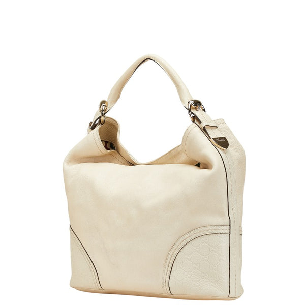 グッチ グッチシマ ワンショルダーバッグ 181514 アイボリー レザー レディース GUCCI 【中古】