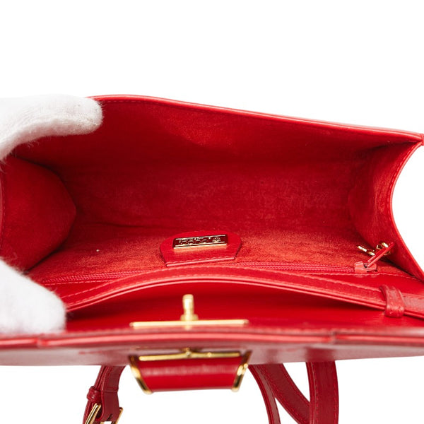 グッチ 斜め掛け ショルダーバッグ レッド レザー レディース GUCCI 【中古】