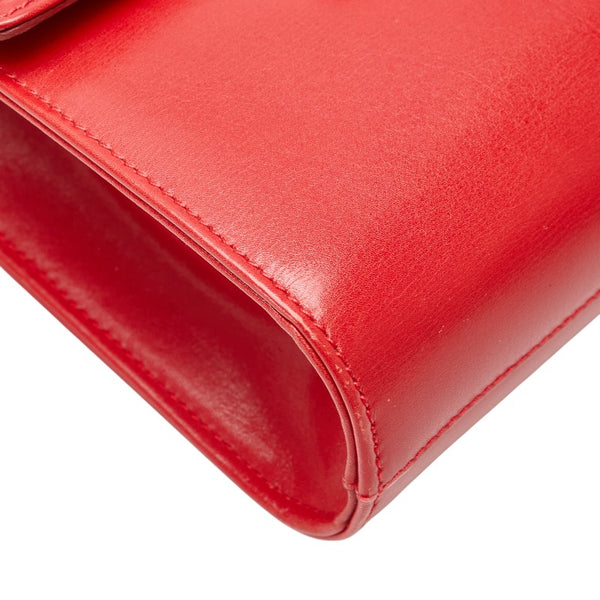 グッチ 斜め掛け ショルダーバッグ レッド レザー レディース GUCCI 【中古】