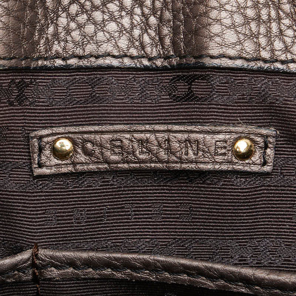 セリーヌ ブギーバッグ ハンドバッグ ブラウン レザー レディース CELINE 【中古】
