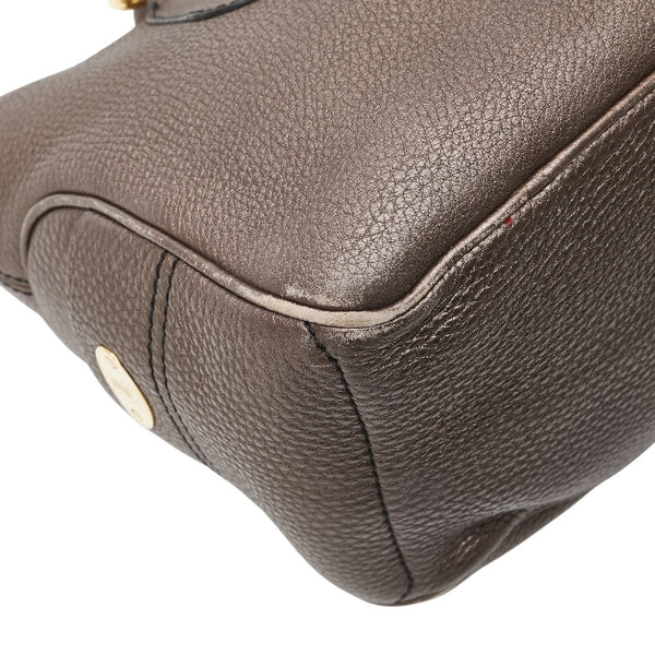 セリーヌ ブギーバッグ ハンドバッグ ブラウン レザー レディース CELINE 【中古】