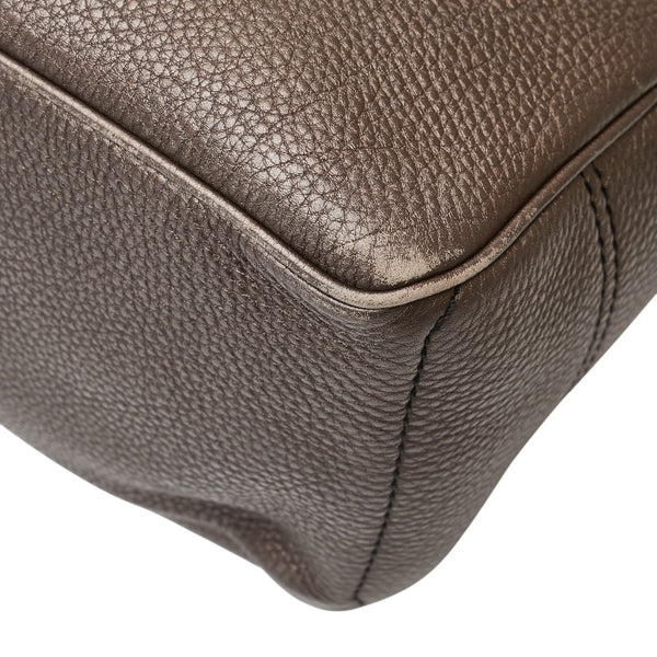セリーヌ ブギーバッグ ハンドバッグ ブラウン レザー レディース CELINE 【中古】