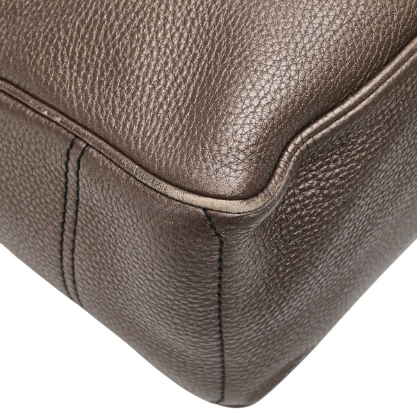 セリーヌ ブギーバッグ ハンドバッグ ブラウン レザー レディース CELINE 【中古】