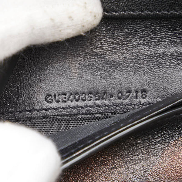 サンローラン YSLロゴ 二つ折り財布 コンパクトウォレット 403964 パープル系 パテントレザー レディース SAINT LAURENT 【中古】