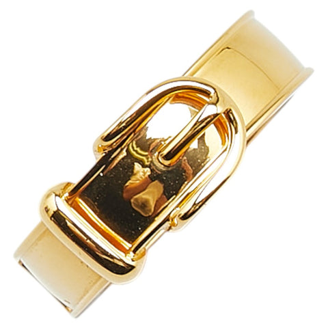 エルメス ブックルセリエ ベルトモチーフ スカーフリング ゴールド メッキ レディース HERMES 【中古】