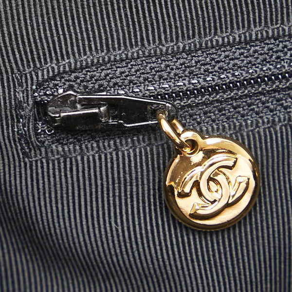 シャネル トリプルココマーク チェーン ショルダーストラップ トートバッグ ワインレッド ボルドー スウェード レディース CHANEL 【中古】