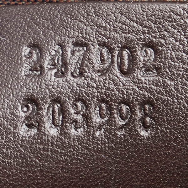 グッチ GGキャンバス スーキー ハンドバッグ ショルダーバッグ 2WAY 247902 ベージュ ブラウン キャンバス レザー レディース GUCCI 【中古】