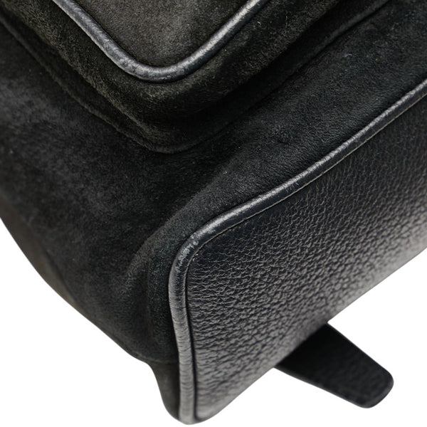 グッチ バンブー リュック バックパック 003 58 ブラック スウェード レザー レディース GUCCI 【中古】