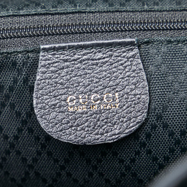 グッチ バンブー リュック バックパック 003 58 ブラック スウェード レザー レディース GUCCI 【中古】
