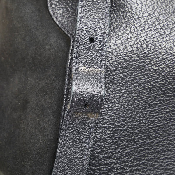 グッチ バンブー リュック バックパック 003 58 ブラック スウェード レザー レディース GUCCI 【中古】