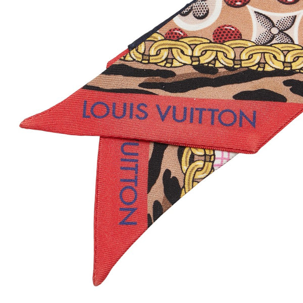 ルイ ヴィトン バンドー BB バブルグラム スカーフ M76109 ピンク シルク レディース LOUIS VUITTON 【中古】