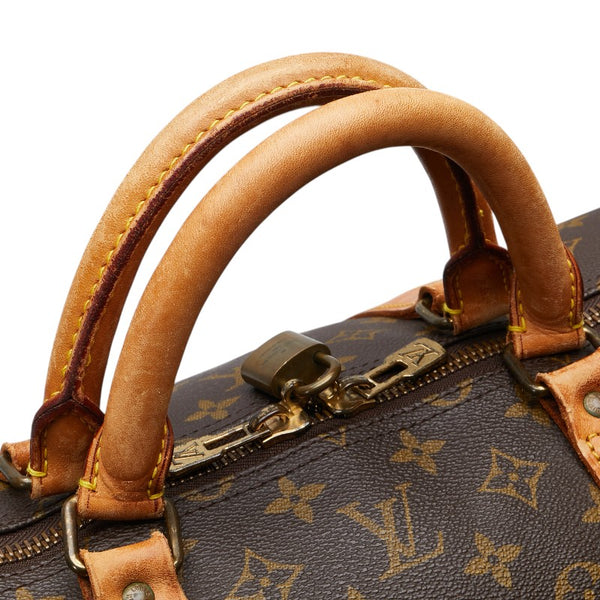 ルイ ヴィトン モノグラム キーポル60 ボストンバッグ トラベルバッグ M41422 ブラウン PVC レザー レディース LOUIS VUITTON 【中古】