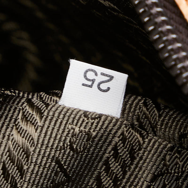 プラダ パイソン ハンドバッグ B11189 ブラウン レザー レディース PRADA 【中古】