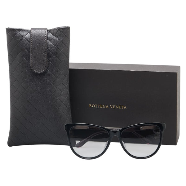 ボッテガヴェネタ サングラス BV0021SA ブラック グレー プラスチック レディース BOTTEGAVENETA 【中古】