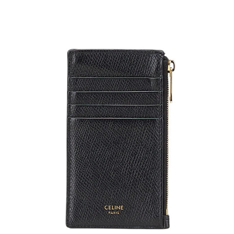 セリーヌ コインケース カードケース ブラック レザー  CELINE 【中古】