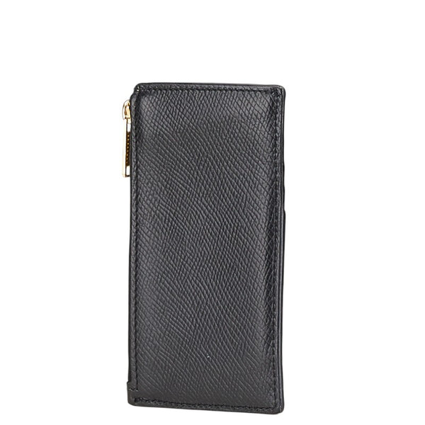 セリーヌ コインケース カードケース ブラック レザー  CELINE 【中古】