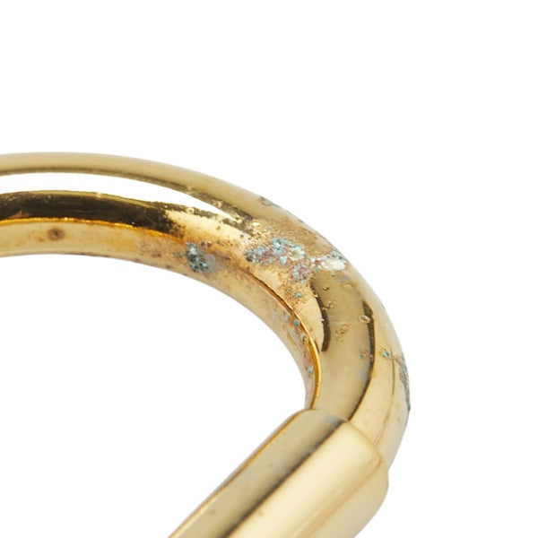 グッチ インターロッキングG チャーム キーホルダー ゴールド メッキ レディース GUCCI 【中古】