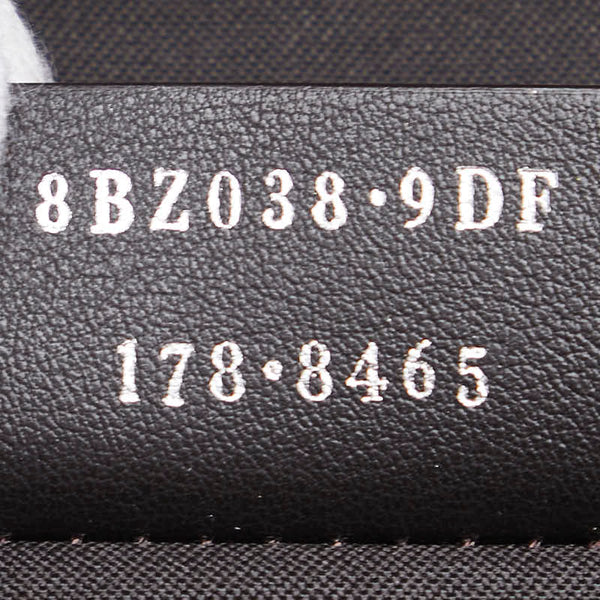 フェンディ スタッズ チェーン リュック バックパック 8BZ038 レッド レザー レディース FENDI 【中古】