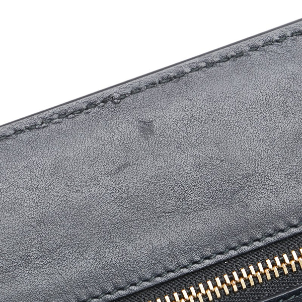 グッチ オフィディア 斜め掛け チェーン ショルダーバッグ 503876 レッド ブラック ネイビー レザー スエード レディース GUCCI 【中古】