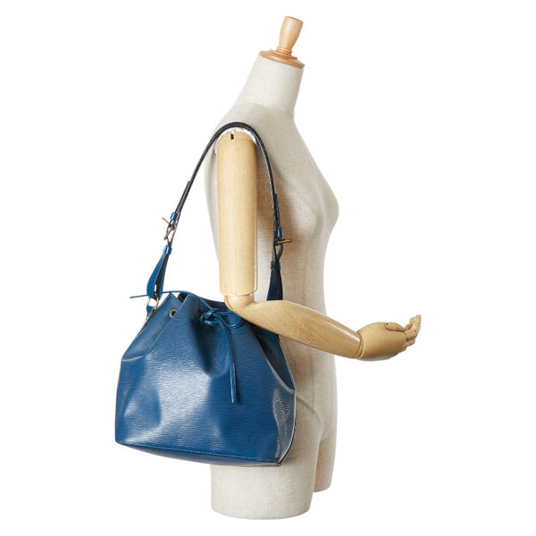 ルイ ヴィトン エピ プチノエ ワンショルダーバッグ M44105 トレドブルー レザー レディース LOUIS VUITTON 【中古】