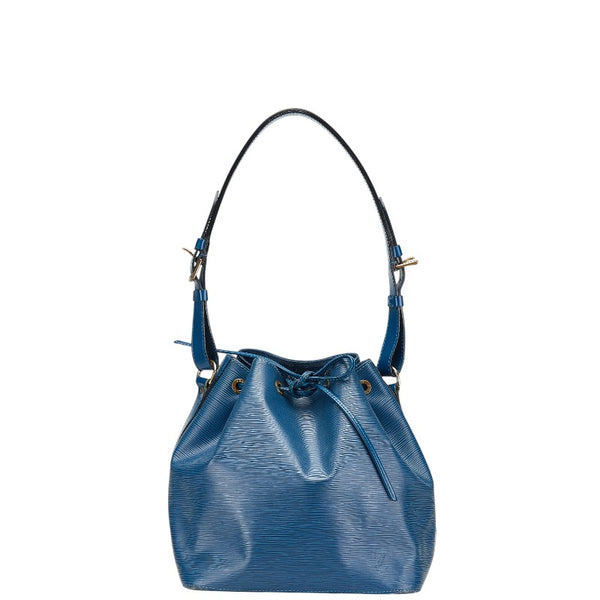 ルイ ヴィトン エピ プチノエ ワンショルダーバッグ M44105 トレドブルー レザー レディース LOUIS VUITTON 【中古】