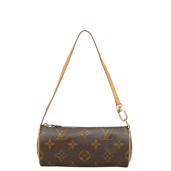 ルイ ヴィトン モノグラム パピヨン30 付属ポーチ ポーチ M51385 ブラウン PVC レザー レディース LOUIS VUITTON 【中古】