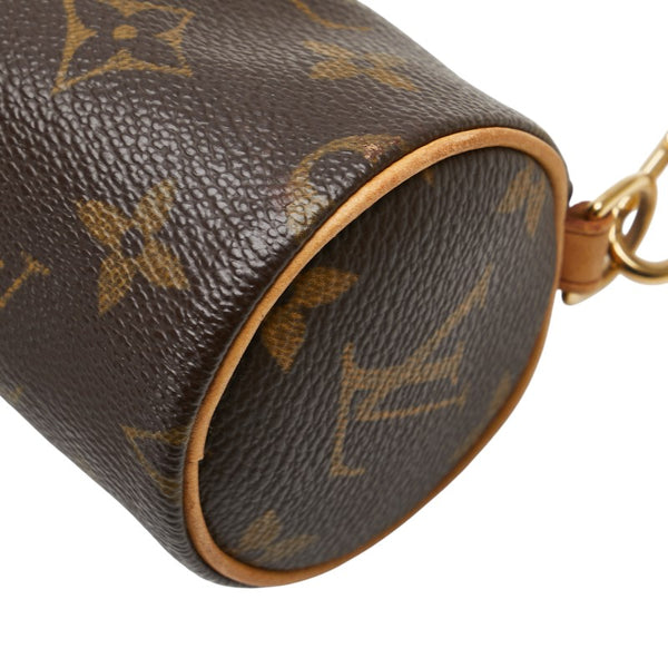 ルイ ヴィトン モノグラム パピヨン30 付属ポーチ ポーチ M51385 ブラウン PVC レザー レディース LOUIS VUITTON 【中古】