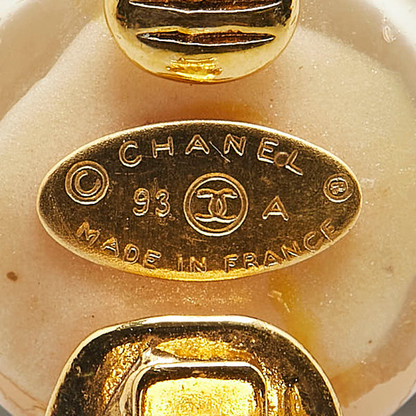シャネル ヴィンテージ パール イヤリング ゴールド メッキ レディース CHANEL 【中古】